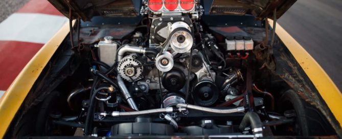 1971 AWD Supercharged Trans-Am engine