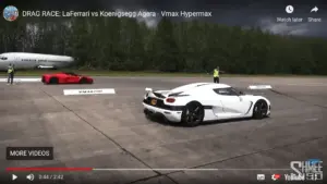 Koenigsegg Agera VS LaFerrari In A Drag Race