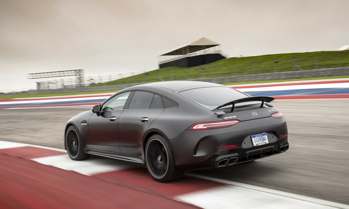 MercedesAMG GT63 S 4door Coupé driven at Circuit of the Americas