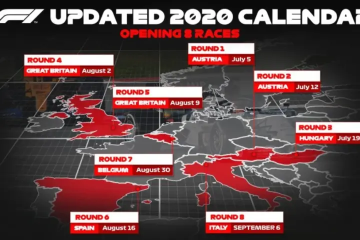 2020 Formula One Season Start Confirmed