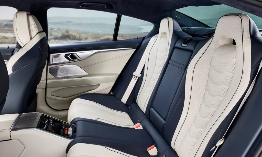 BMW M850i xDrive Gran Coupe rear seats
