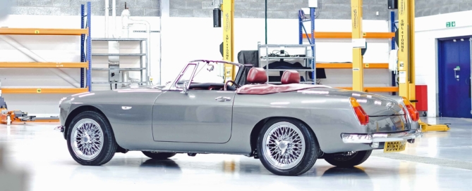Electric MGB Roadster rear