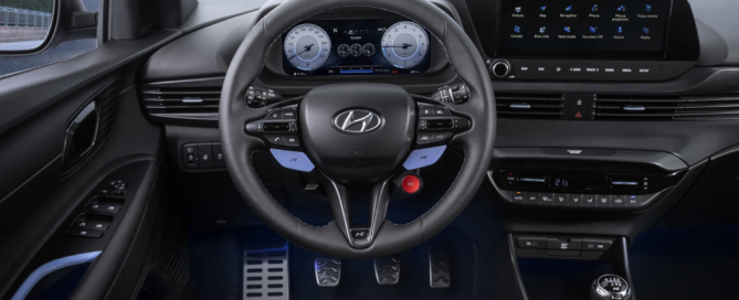 Hyundai i20N interior