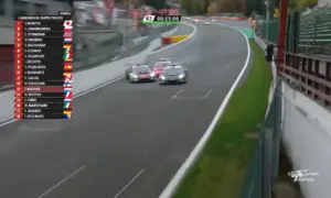 Lamborghini Super Trofeo Crash At Spa [video]