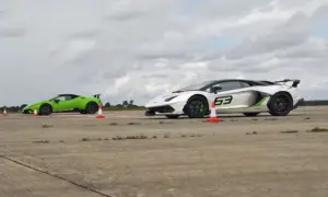 Performance Lamborghini Drag Race [video]
