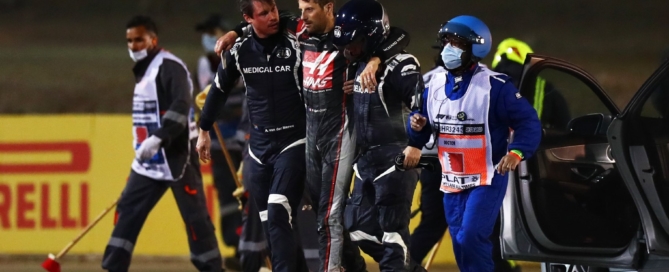 F1 Review Bahrain 2020 Romain Grosjean (Image F1 via facebook)
