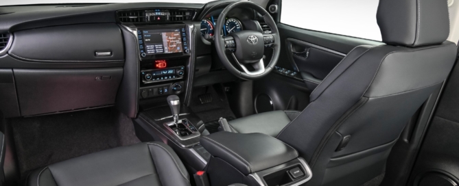 Toyota Fortuner Receives An Update interior