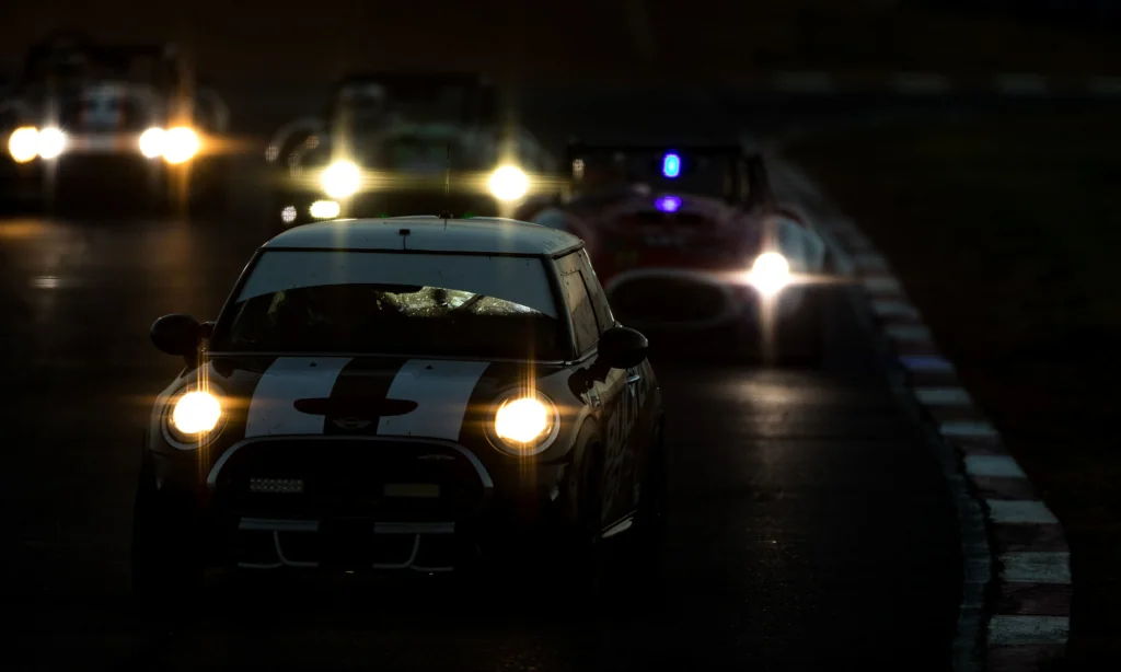 The Bucket List Racing Mini Cooper finished 5th overall.