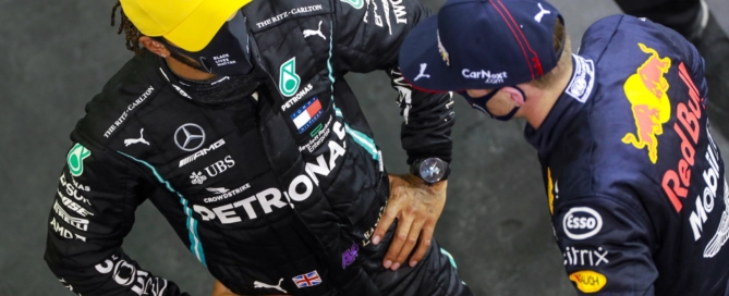 F1 Review Abu Dhabi 2020 Hamilton and Verstappen