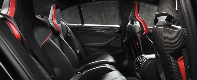First-Ever BMW M5 CS seating
