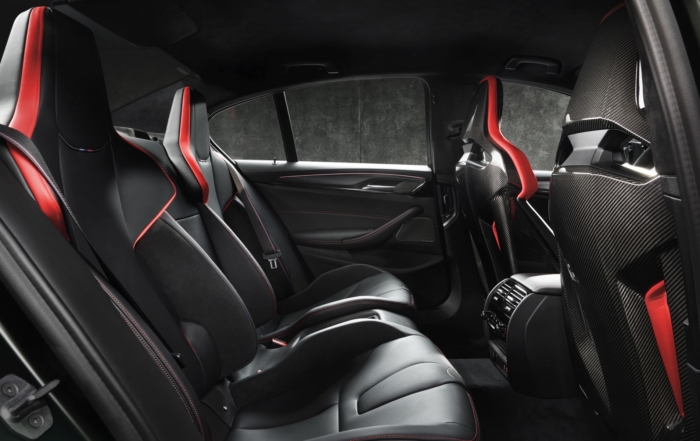 First-Ever BMW M5 CS seating