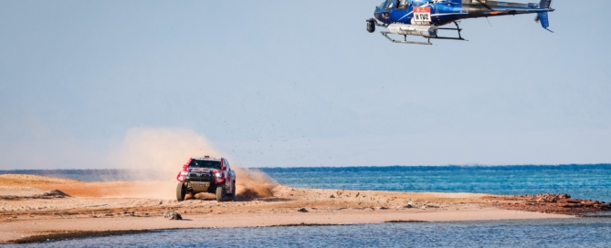Nasser Al-Attiyah pushed hard on 2021 Dakar Stage 9 (Image F.Le Floch DPPI)