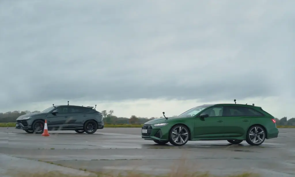 Lamborghini Urus vs Audi RS6 Drag Race [video]