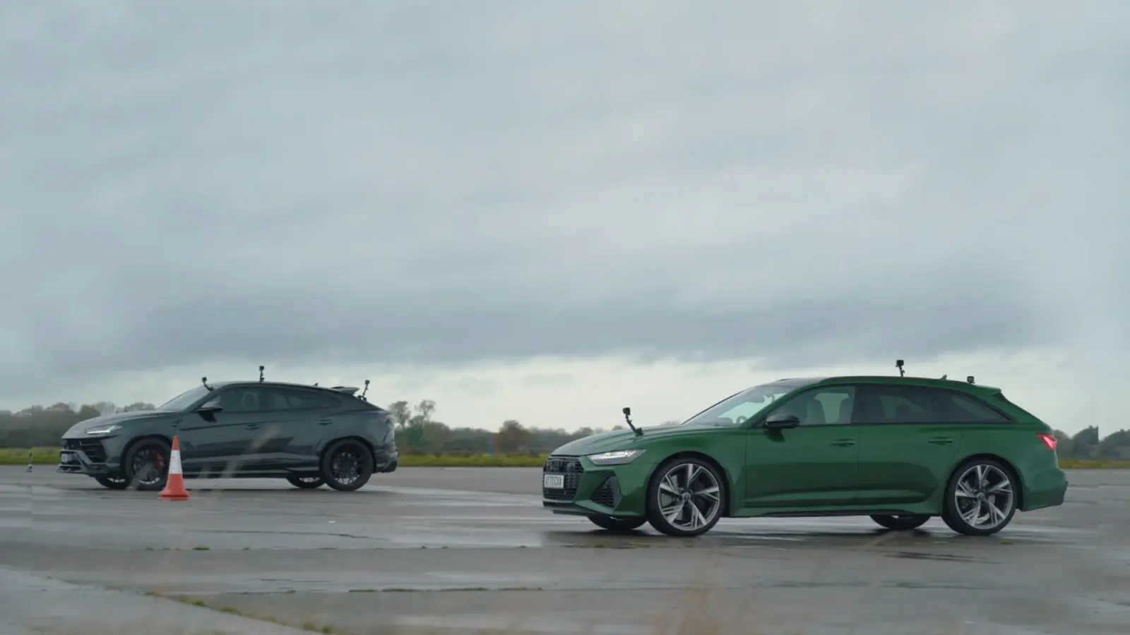 Lamborghini Urus vs Audi RS6 Drag Race [video]