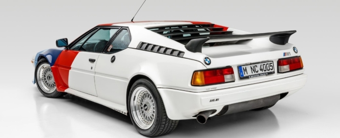 Paul Walker BMW M1 rear