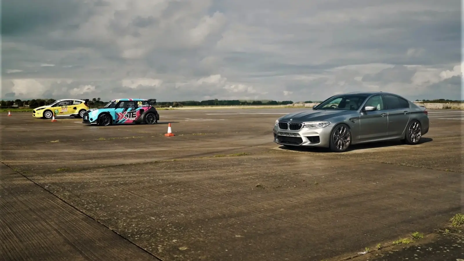 Rallycross Drag Race [video]