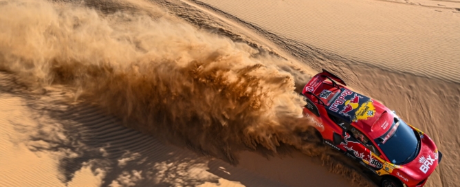 Sebastien Loeb on 2021 Dakar Stage 3