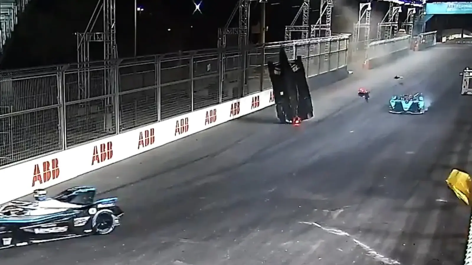 Alex Lynn Formula E Crash [video]