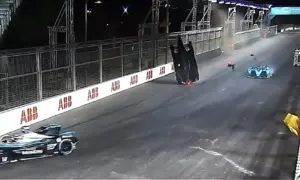 Alex Lynn Formula E Crash [video]