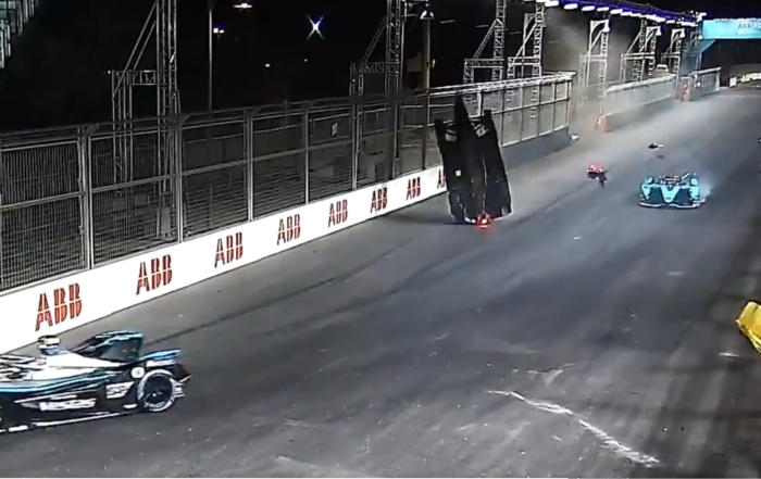 Alex Lynn Formula E Crash 1