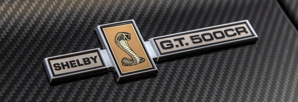 Carbon-Fibre Mustang GT500CR badge1