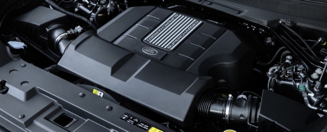 Land Rover Defender V8 engine