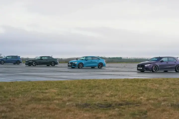 Tuned AWD German Drag Race [video]