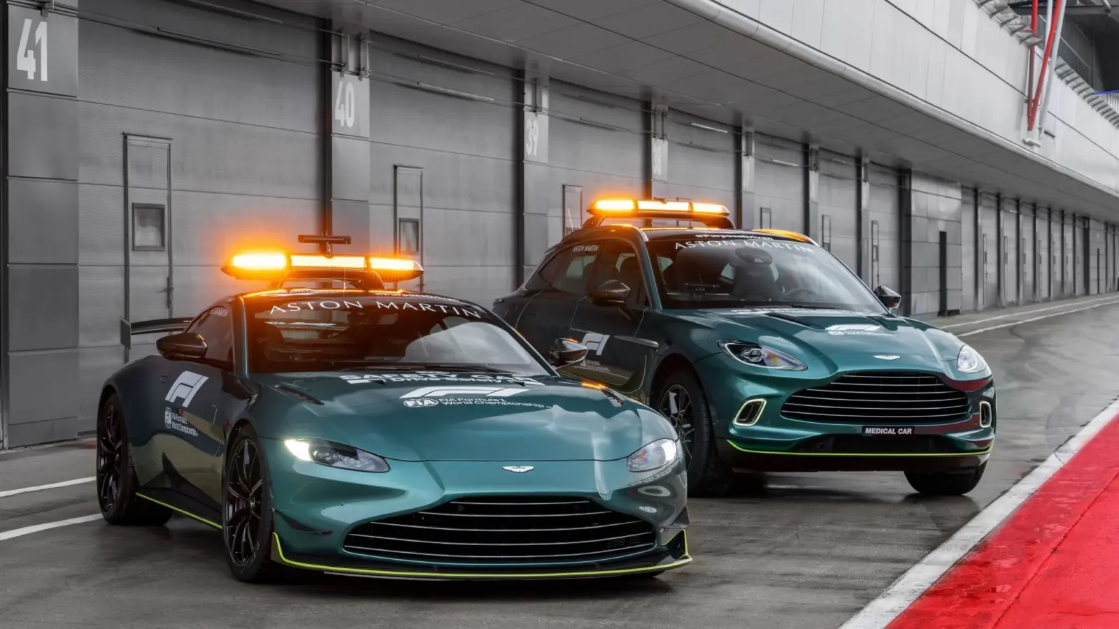 Aston Martin F1 Safety Car and Medical Car Unveiled