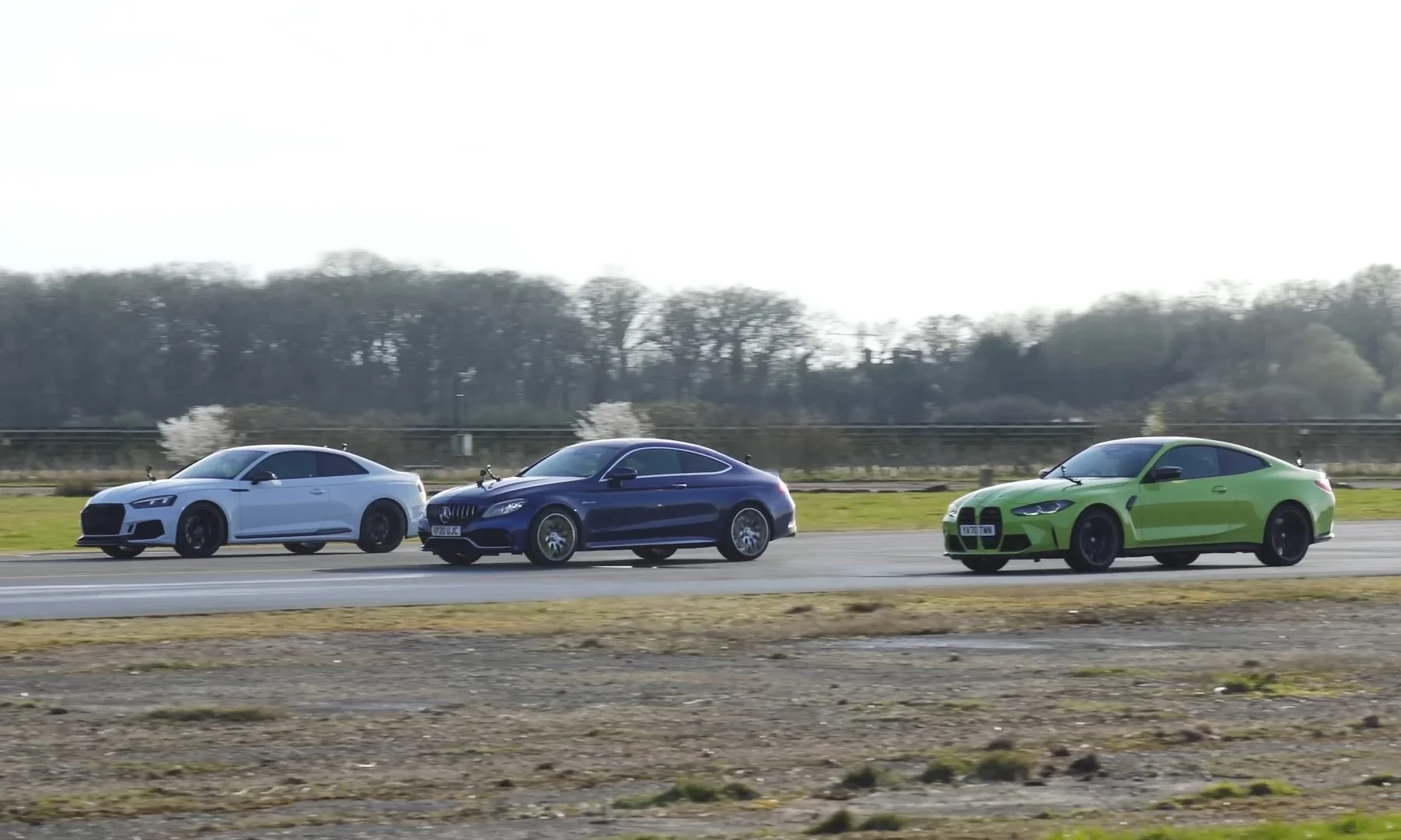 German Coupe Drag Race