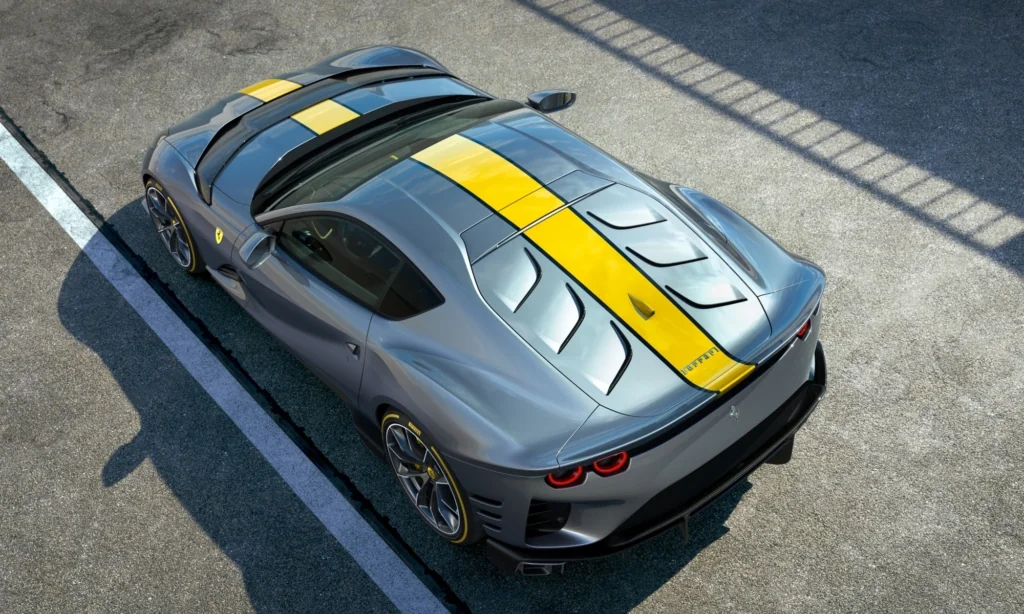 Limited edition Ferrari V12 overhead