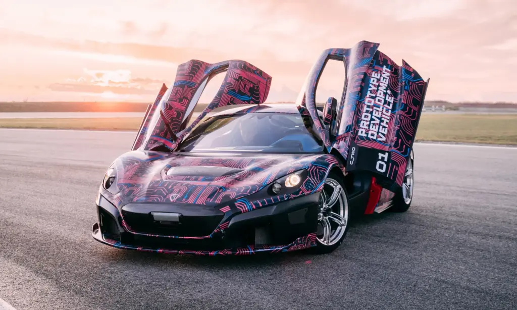 Rimac C_Two Acceleration Over The Quarter Mile [video]