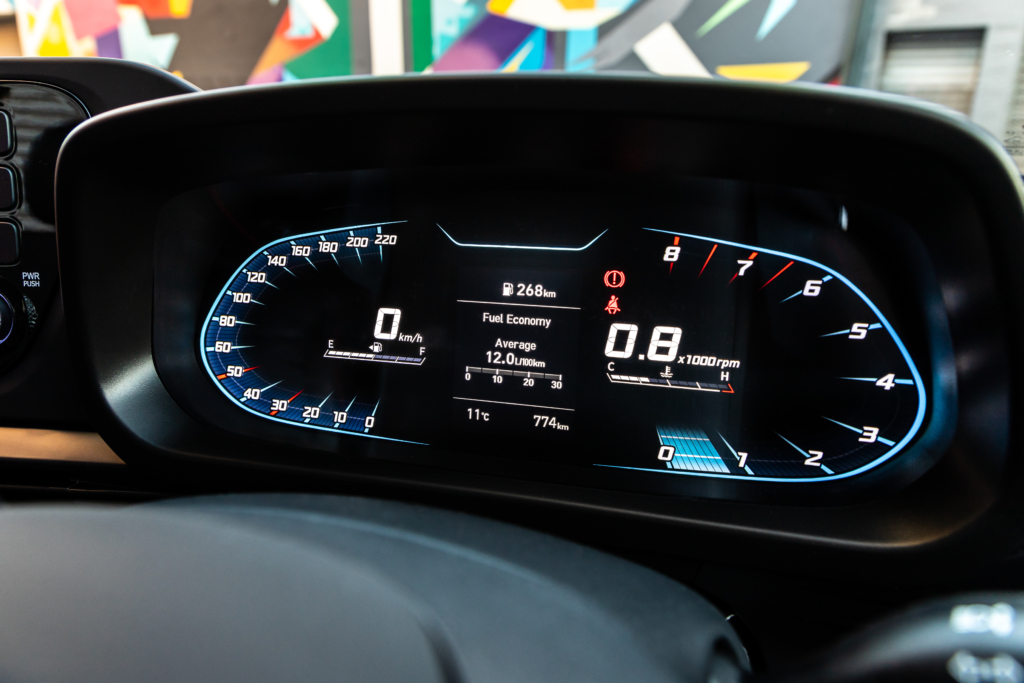 New Hyundai i20 instrument cluster