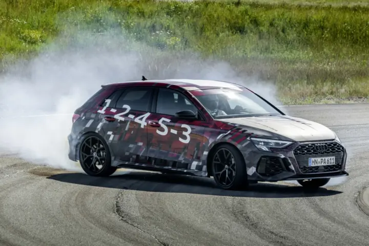 Audi RS3 Prototypes Showcase Drift Mode [w/videos]