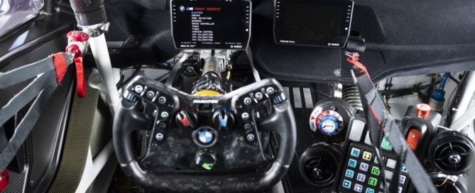 BMW M4 GT3 cockpit