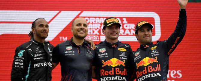 F1 Review France 2021 podium