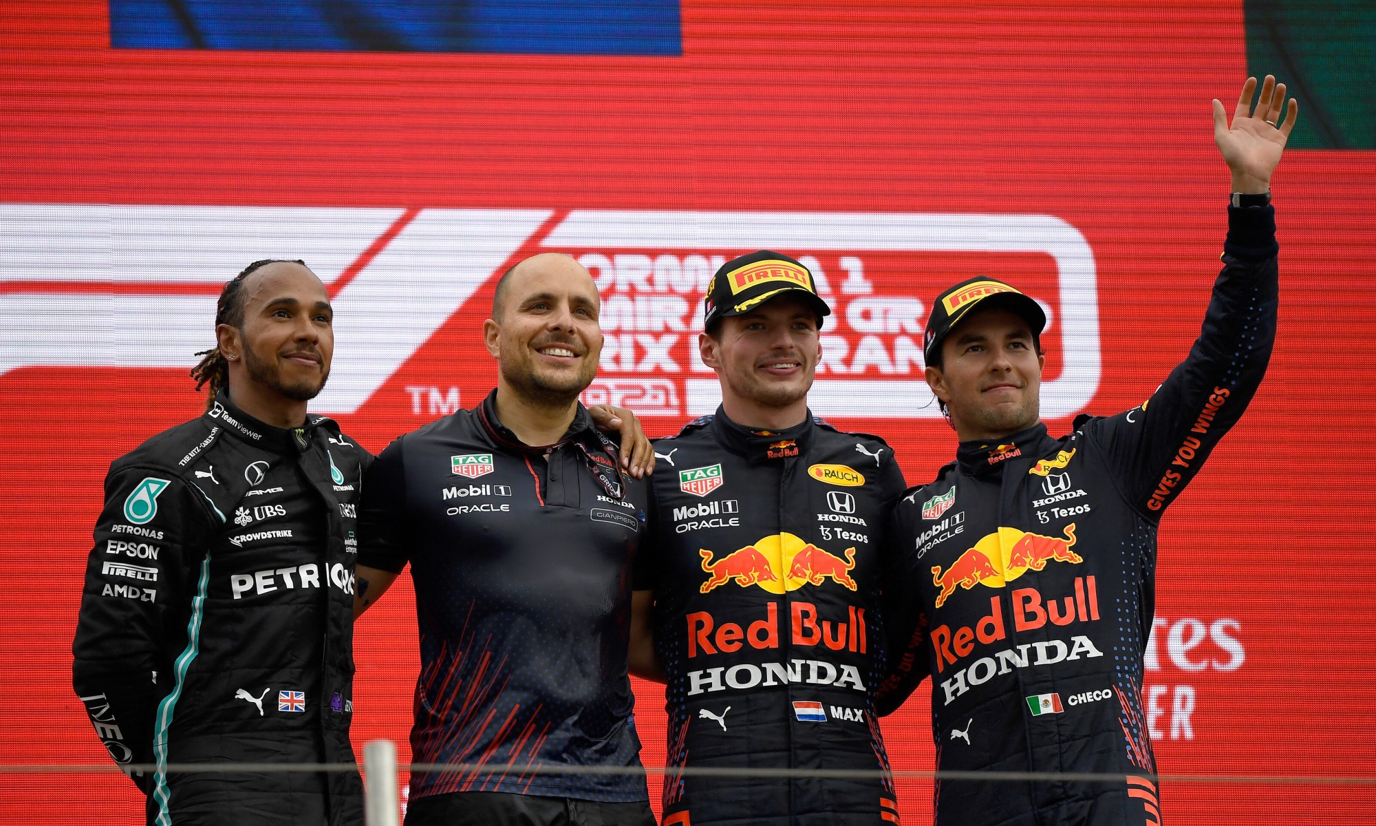 F1 Review France 2021 podium