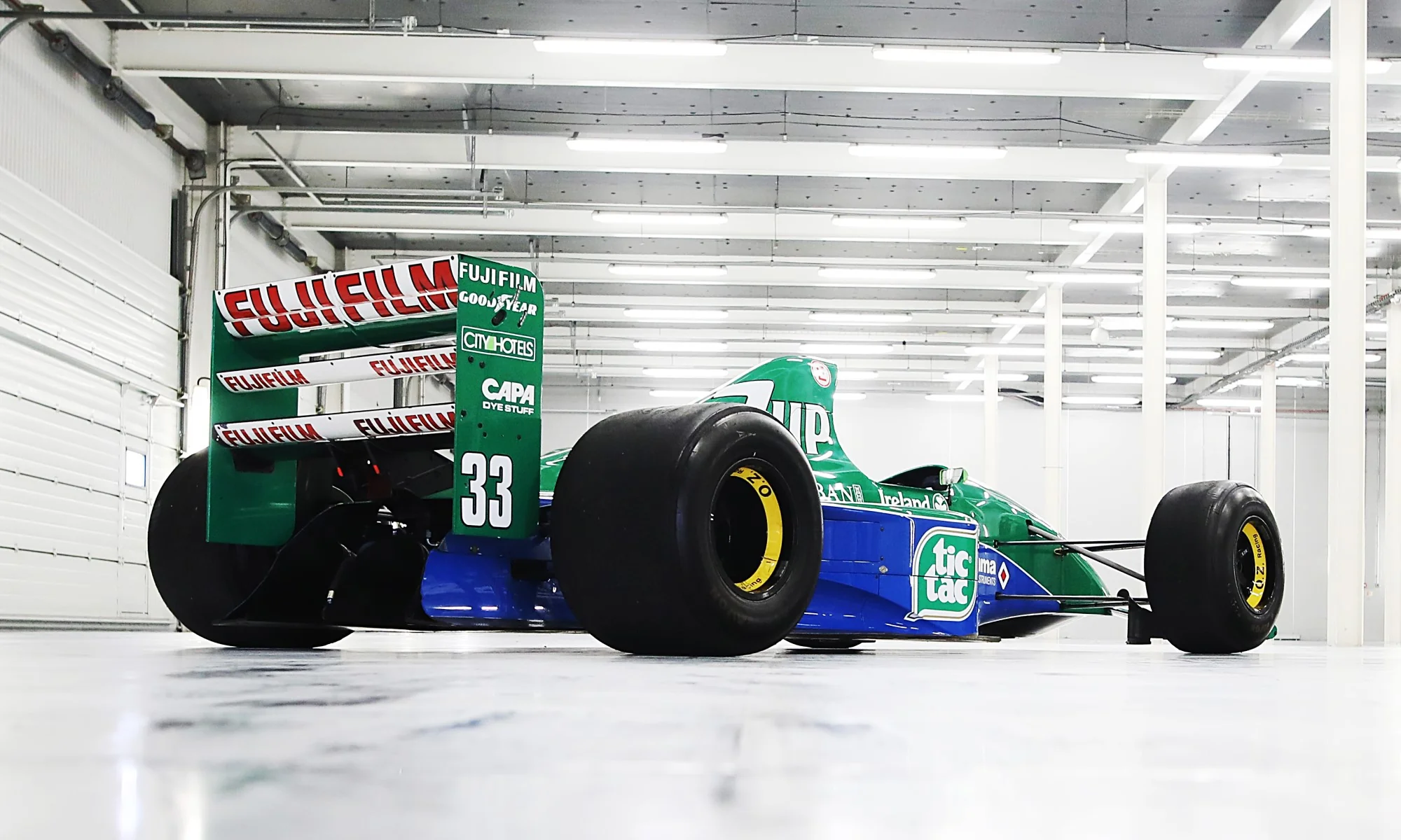 Schumacher Jordan F1 car rear