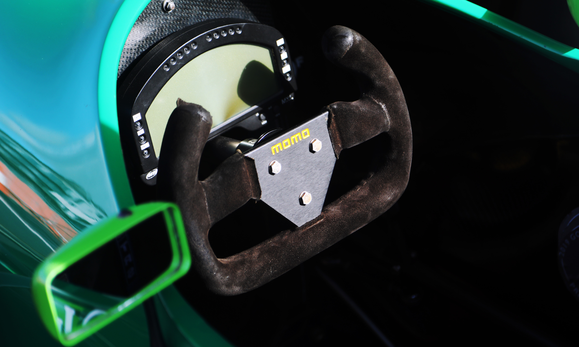 Schumacher Jordan F1 car steering