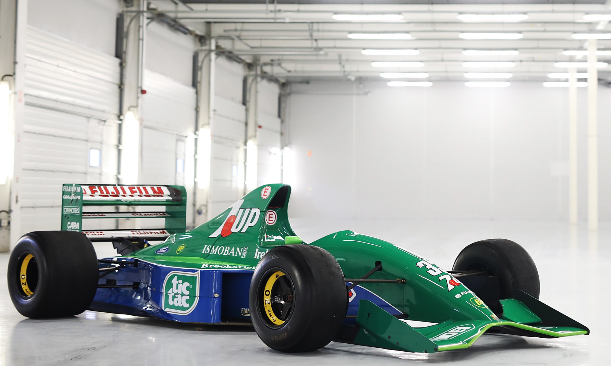 Schumacher Jordan F1 car