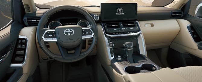 Toyota Land Cruiser 300 interior