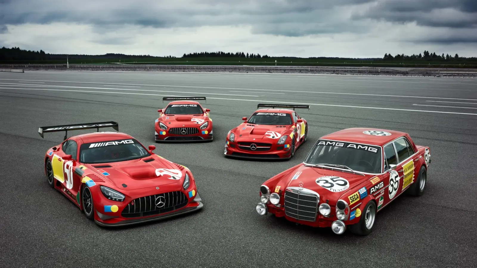AMG 50 Years Legend Of Spa Limited Edition GT3 Cars