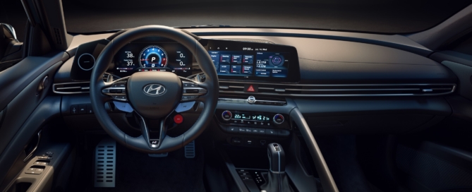 Hyundai Elantra N debuts interior