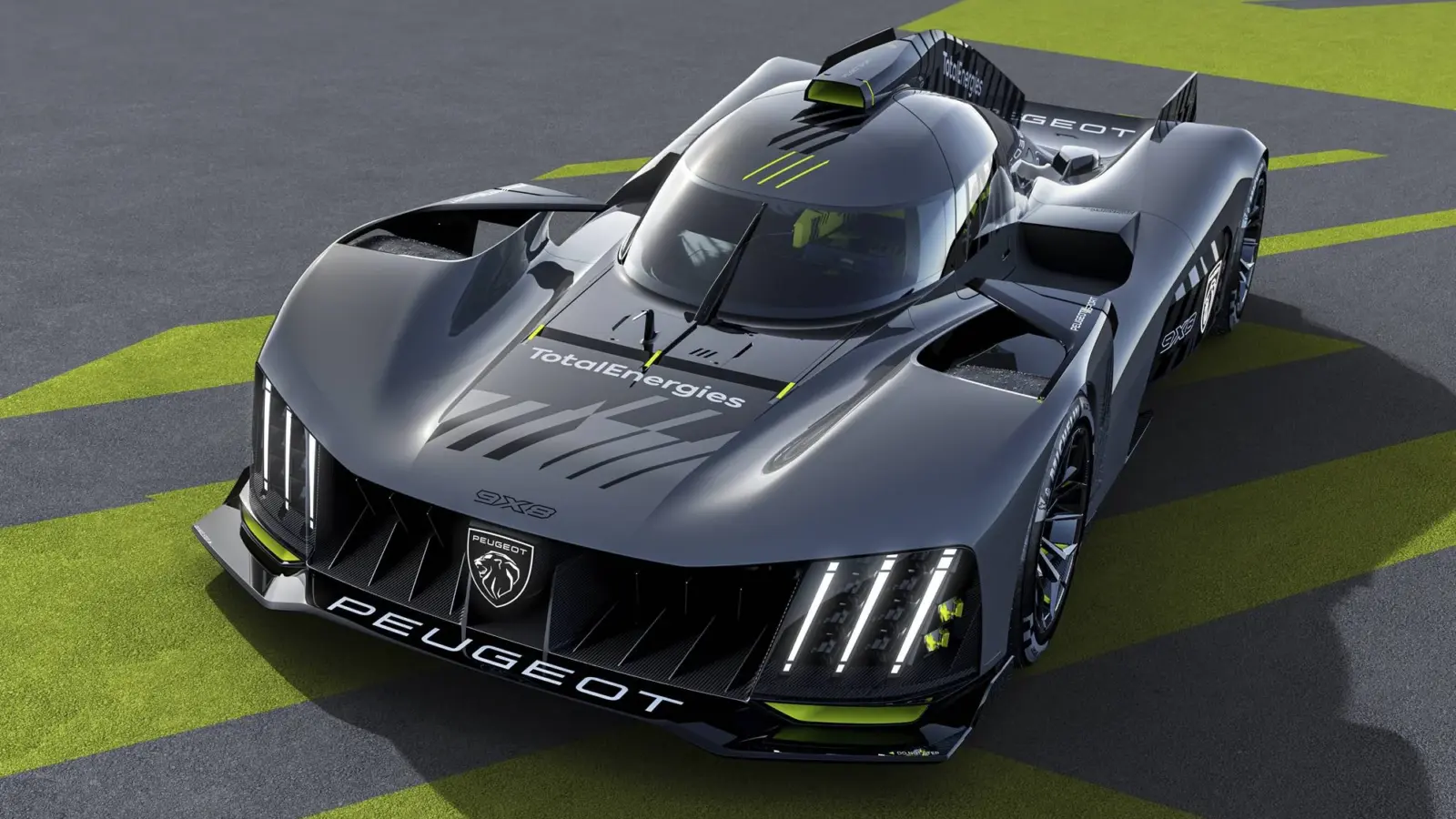 Peugeot 9X8 Hypercar Racer Unveiled [w/video]