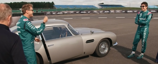 Aston Martin F1 Drivers Channel Their Inner James Bond (2)