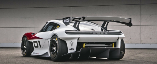 Porsche Mission R Concept rear