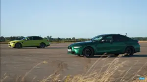 BMW M3 RWD vs AWD Drag Race [video]
