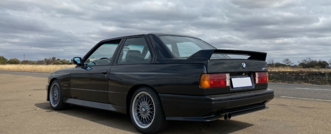 E30 BMW M3 rear