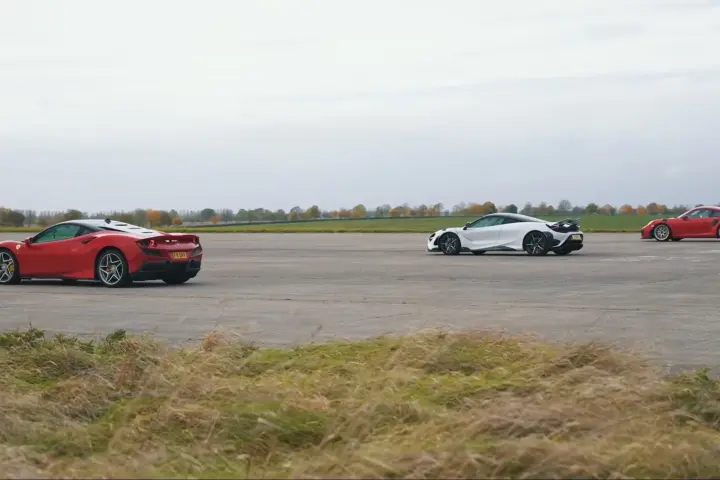 Twin-turbo Supercar Drag Race [video]