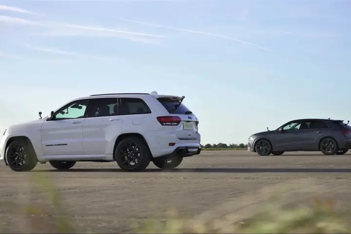 American vs German SUV Drag Race [video]