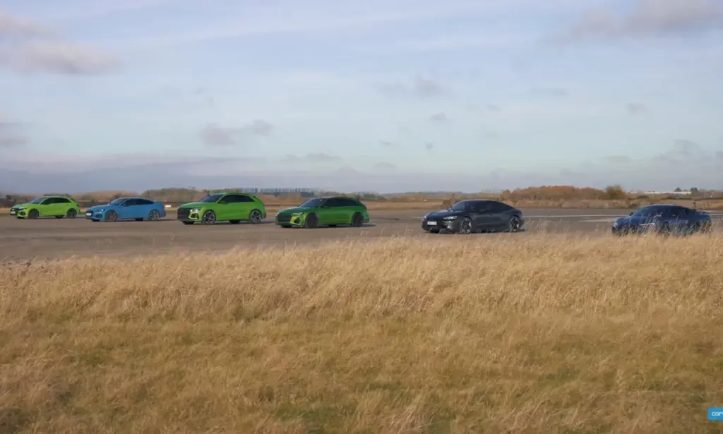 Massive Audi Drag Race [video]